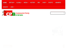 Tablet Screenshot of communist-party.org.uk
